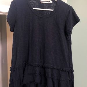 Wilt cap sleeve navy tee